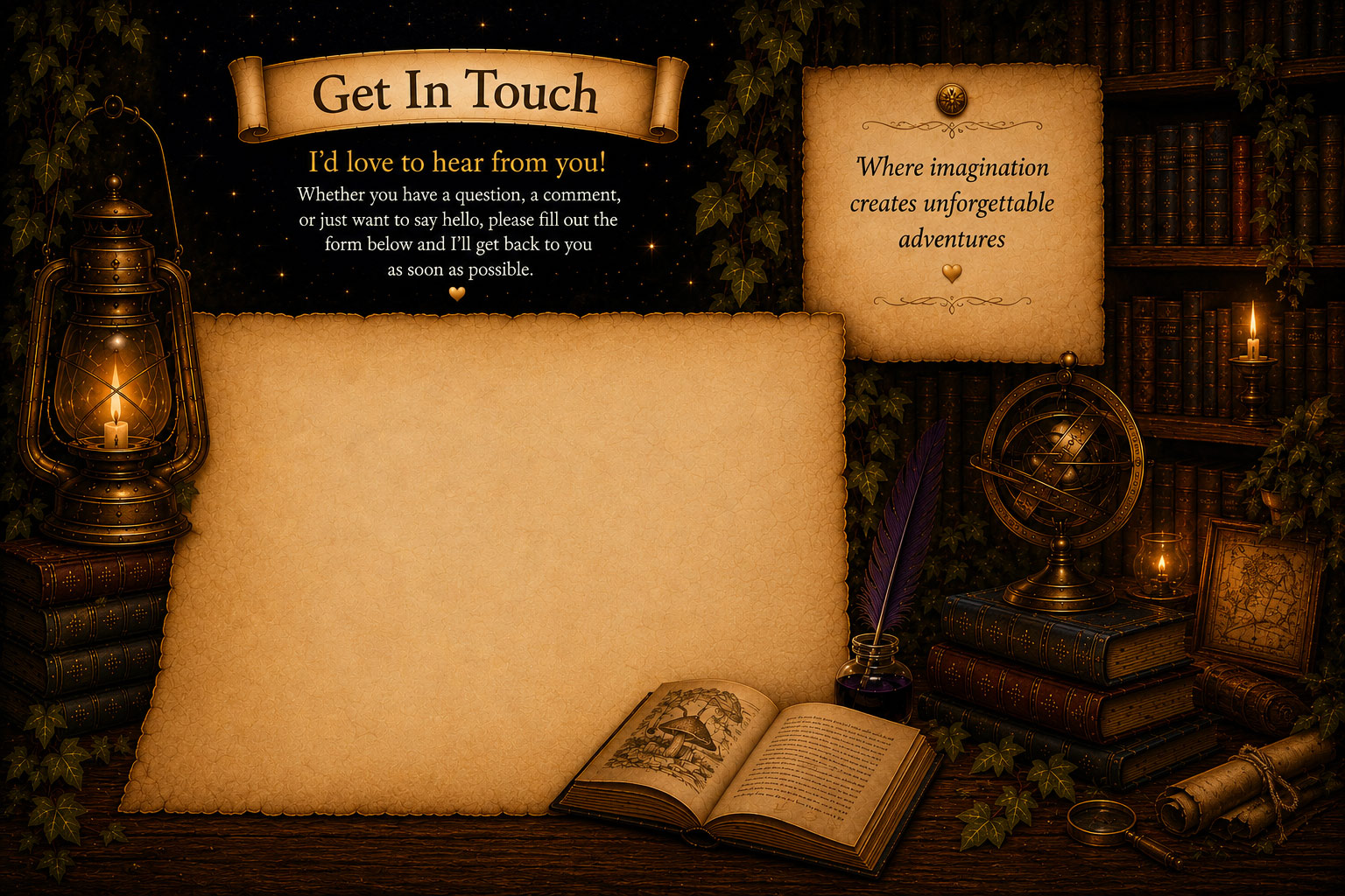 Get in touch contact form
